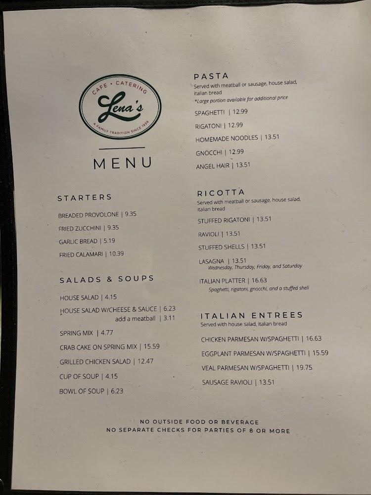 Lena's Cafe SPAGHETTI